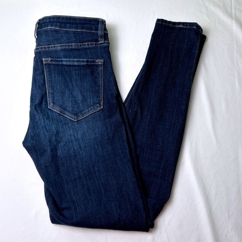 Vervet Women High Rise Skinny Jeans Dark Wash Size 26/2 Stretch Classic Casual